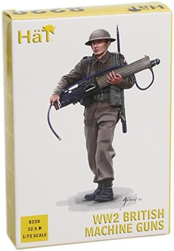 HaT WWII British Machine Guns - 1:72 Plastic Soldier Kit
