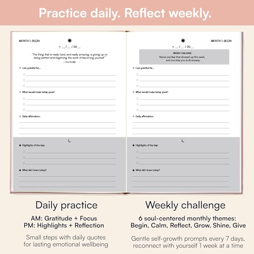 46% Off BETTER TOGETHER Gratitude Journal - Daily Affirmation Planner - Image 3