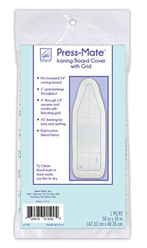 June Tailor Press-Mate Ironing Board Cover, 59-by-20-Inch