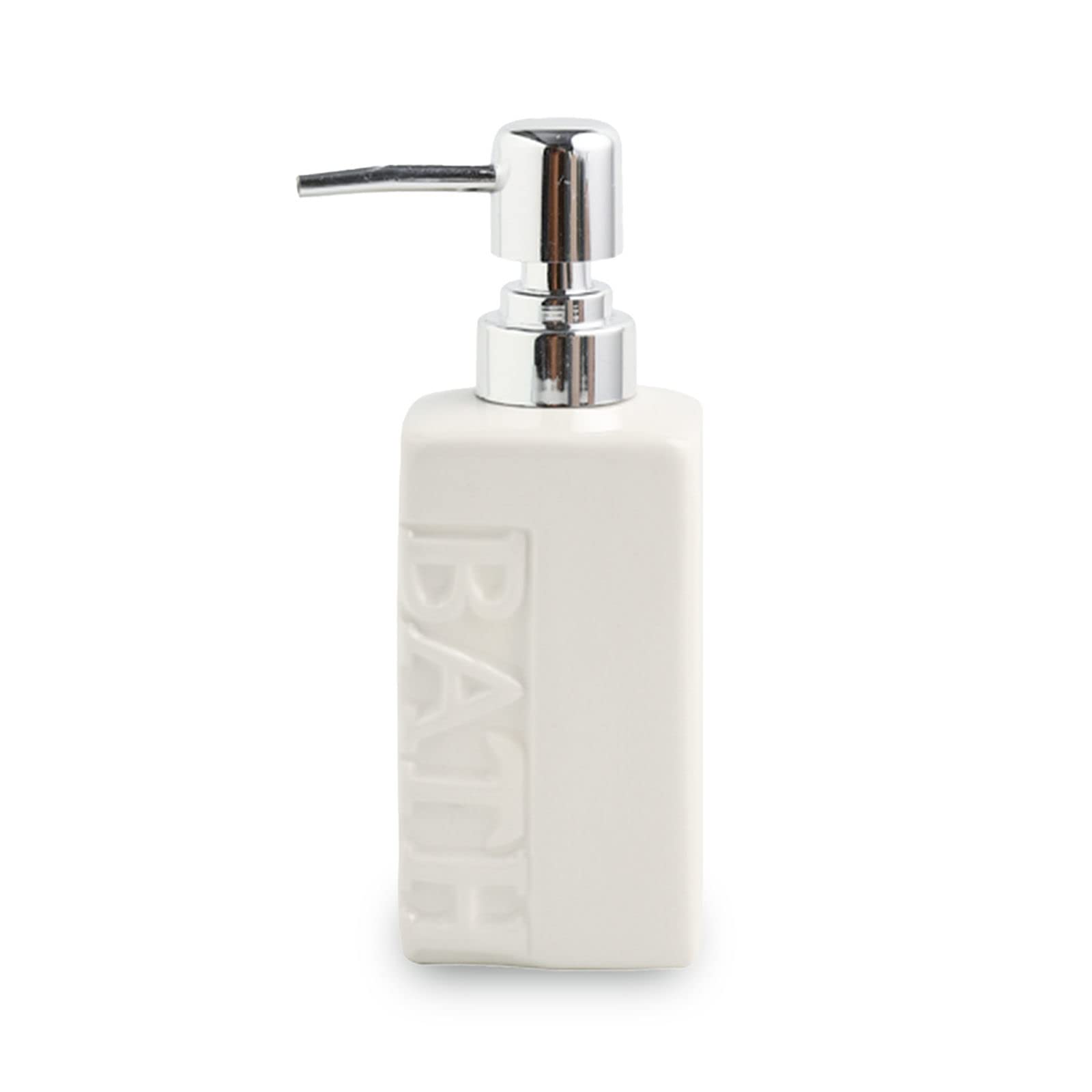 soap dispenser, Soap Dispenser,European Ceramic With Pump, Refillable Lotion For Bathroom Vanity Countertop,For Kitchen Sink-gray-400ml/14oz