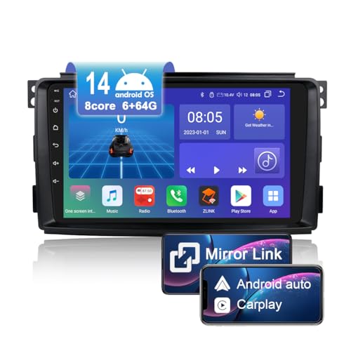 Autoradio Smart Fortwo caméra de recul et commandes au volant Benz
