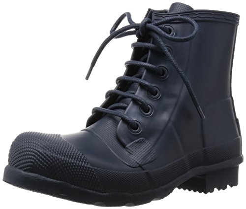 Hunter Mens Original Lace Up Rubber Snow Winter Waterproof Ankle Boots - Navy - 8-40/41 #TOP8