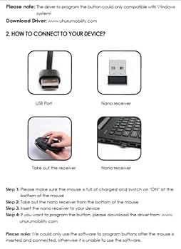 Amazon | Wireless Gaming Mouse Bluetooth Mouse RGB