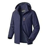 Poches Zippées：Cette veste manteau dispose de plusieurs poches pratiques : 2 poches latérales à fermeture éclair, 1 poche poitrine zippée et 1 poche intérieure sécurisée. Elles empêchent efficacement la chute accidentelle des objets pendant le mouvement, vous permettant de ranger en toute tranquillité votre téléphone et autres petits essentiels. Vos mains restent ainsi libres pour que vous puissiez vous concentrer pleinement sur vos moments en plein air.