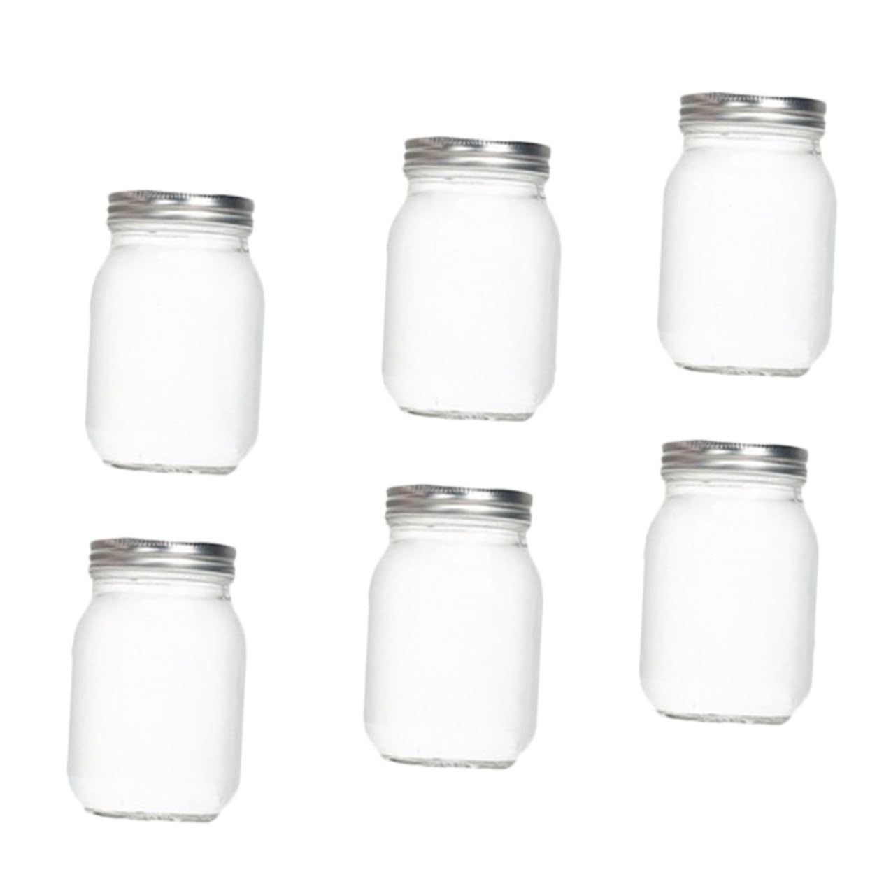 SOIMISS Runde Glasgefäße 380ml aus Glas für Küche und Vorrat