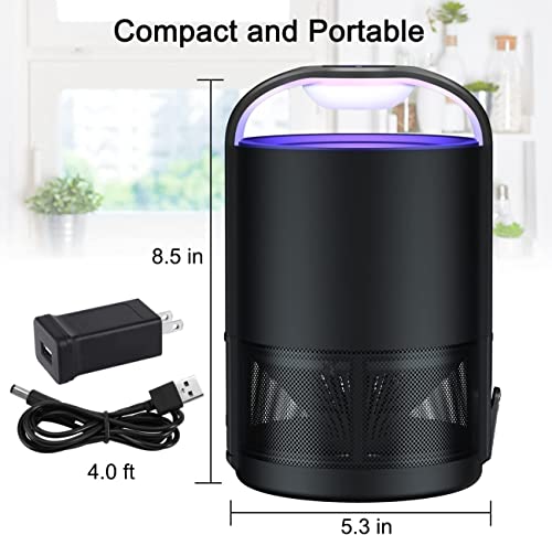 Fly Traps, Gnat Traps, Moth Traps, Mosquito Traps With 10 Sticky Glue Boards Fruit Fly Traps Indoor, Black #TOP5