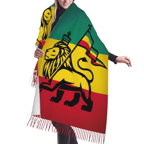 Ribbons Breast Cancer Awareness Flag Scarf Long Shawl Wraps Soft Blanket Scarves Fringe Scarf for Women Men Winter