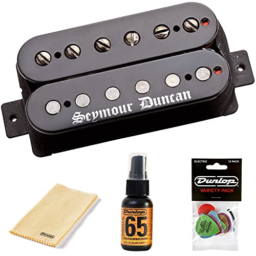 Briskdrop Seymour Duncan Black Winter Humbucker Bridge Pickup - Bundled with Dunlop Pick Pack and Dunlop Polishing Kit