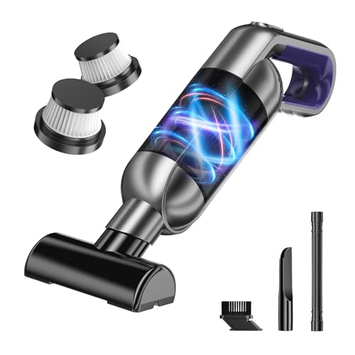 NecYINuoVe Cordless Handheld Vacuum LED Car Pet Hair