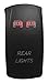 Dragonfire Racing LED Switch (Rear Lights) (Red)