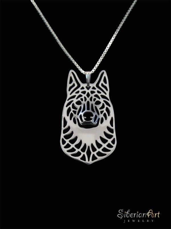 925 Sterling Silver Norwegian Elkhound Pendant Necklace Gift For Dog Lovers Dog Necklace Pet Jewelry Dog Memorial Dog Keepsake Personalized Gift Pet Personalized Animal Jewelry Unique Birthday Gift