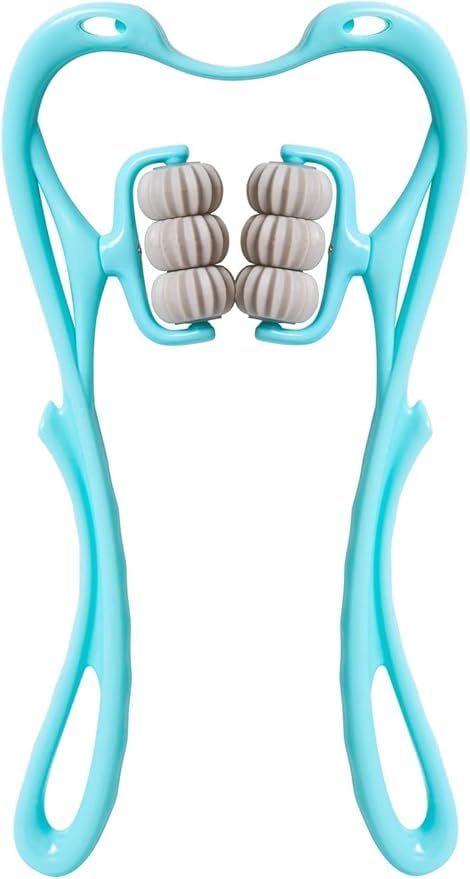 Think Zone Neck Massage, Trigger Point Roller for Pen Relief Relief Relief Depp Tissue Handheld Shoulder Tool 6 Balls Massage Point with Legs Waist and Shoulder Relactor (Multi) Think Zone Neck Massage, Trigger Point Roller for Pen Relief Relief Relief Depp Tissue Handheld Shoulder Tool 6 Balls Massage Point with Legs Waist and Shoulder Relactor (Multi)