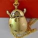 QHYTL Orologio da Taschino al Quarzo con Collana - Piccola Coccinella Orologio da Taschino Simpatico Cartone Animato con Ciondolo a Catena Gioielli per Ragazze an
