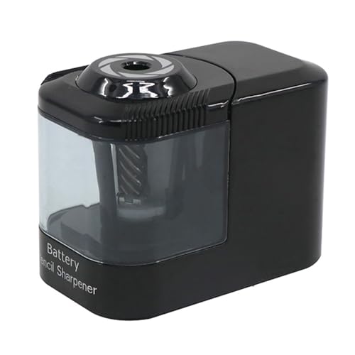 JZF Heavy Duty Electric Pencil Sharpener, Black USB & Battery Powered Pencil Sharpener, Best for Kids Students and Personal Use in Office School and Home