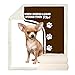 Couvertures Sherpa Couverture Imprimée Chihuahua Imprimé La Couverture Solide de Dessin Animé de Peluche Imprimée D'adultes de Garçons Microfibre Tiède Hypoallergénique 150x200cm