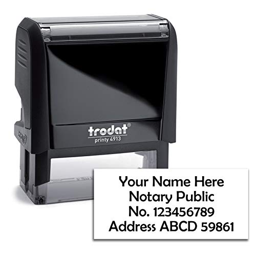 Notary Stamp Seal Ink Personalized Self Inking Stamp Custom Stamp Rubber Stamp 4913 Self Ink Notary Stamp For State Of Massachusetts #TOP2