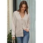 Arach&Cloz 2025 Wool Blended Cardigan Sweaters for Women Spring Fashion Lightweight Button Clothes Business Casual Outfits - Image 4