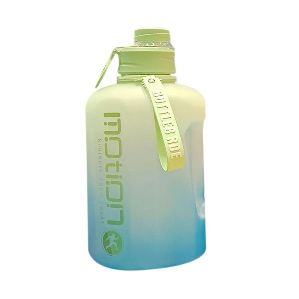 JOYHAPPST 2 Liter Sports Water With Scale Capacity Fitness Kettle Outdoor Gradient Plastic Portable Reusable