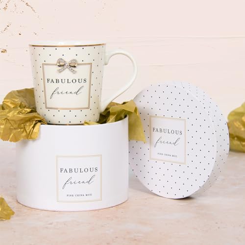 The Leonardo Collection LP34111 Hearts Design Madelaine - Fabulous Friend Mug, Fine China, Gift Boxed, Fab Friends - Image 2