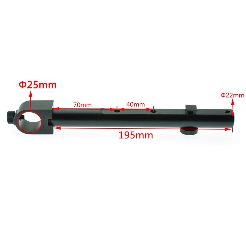 Support de support écran d'affichage tige suspension bras métal 25mm