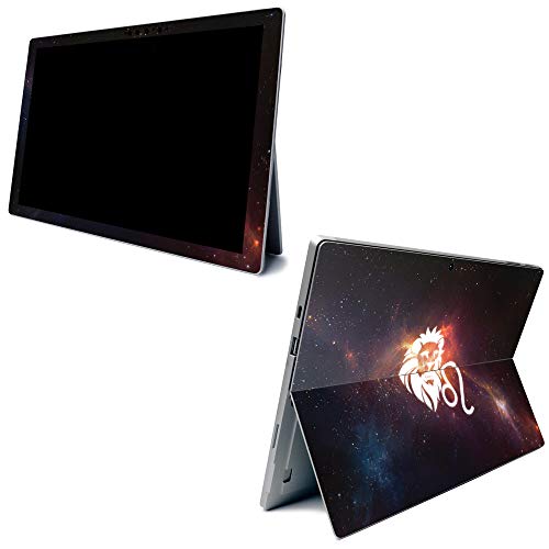 Image of MightySkins Carbon Fiber Skin for Microsoft Surface Pro 7 - Leo | Textured Carbon Fiber Finish | Easy to Apply, Remove, and Change Styles | Made in The USA