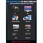 AOC Interactive Screen PC Controller — Wireless Controller Compatible with PC/Switch/Switch 2/iOS/Android, Hall Effect Joystick & Triggers, RGB Lighting, Adjustable Vibration/Turbo, 1000mAh Battery(White) - Image 4