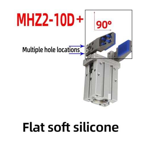 Vérin pneumatique MHZ2-20D haute précision à griffes silicone - 3