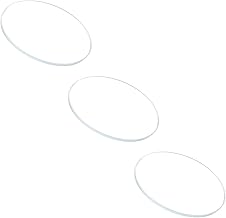 Watch Glass Lens, Diameter 26 mm Thickness 1.1 mm Round Mineral Glass with Double Domes for Replacement - (Applications: for Watch Repairs), 3 Pieces, White