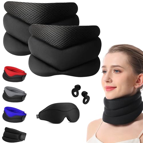 GDSAFS Anti Sleep Apnea Neck Brace, Adjustable 3-Stage Neck Support