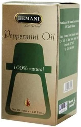 Hemani Premium Peppermint Oil 40 ML - 100% Pure Essential Oil for Aromatherapy, Relaxation, and Refreshment
