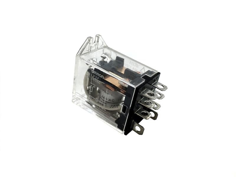 Omron Industrial Automation Relay, Dpdt, 120Vac, 28Vdc, 15A - LY2F-AC24