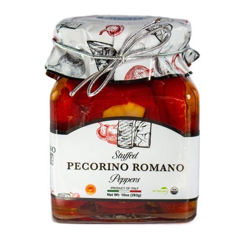 Giusto Sapore Peppers Stuffed w/Pecorino Romano -10 oz - 6-Pack