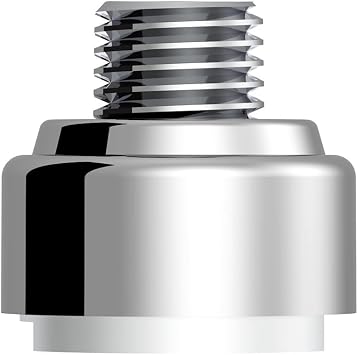 United Pacific 71065 M30X3.5 Thread-On Diecast Gearshift Adapter w/LED Mount for Eaton Fuller 9/10 Speed, CNC Machined Silver One Unit