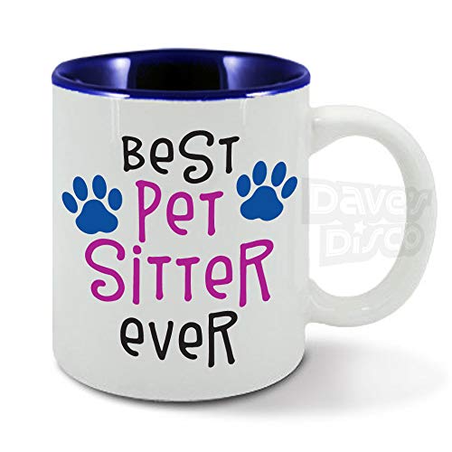 Best PET Sitter Ever, Dog Sitter, Trainer, Feeder, Animal, Canine Lover, Pink Girls Woman's Mug Cup