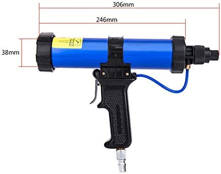 Pneumatic Glass Glue Gun Silicone Gun Glass cement gun Pneumatic Soft Glue Gun Wide Usage 310ml