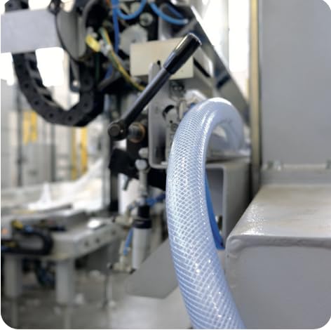 Tubo PVC Alimentare, Retinato, Trasparente. (Diam. 10x16 mm; 25 mt)