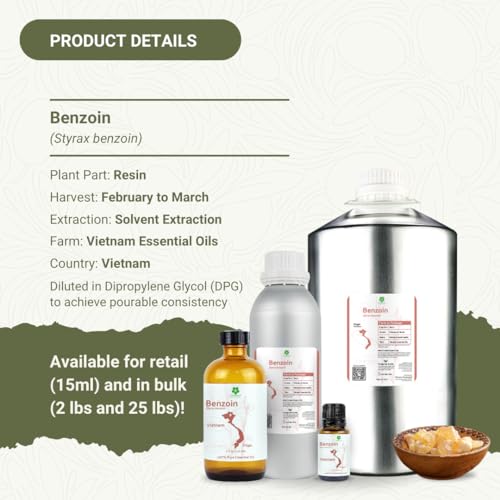 Aceite esencial de benjuí 15ml natural y puro miniatura 5