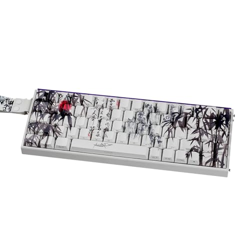 Teclas PBT de bosques para teclados mecánicos compactos de 68 teclas: calma en tu zona de juego