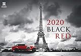  Black Red Calendar - Calendars 2019 - 2020 Wall Calendar - Photo Calendar - 12 Month Calendar by Helma (Multilingual Edition)
