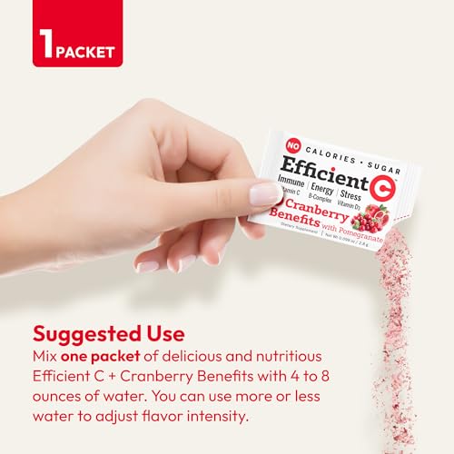 Image of ANDREW LESSMAN ProCaps Efficient C + Cranberry Benefits 90 Drink Packets