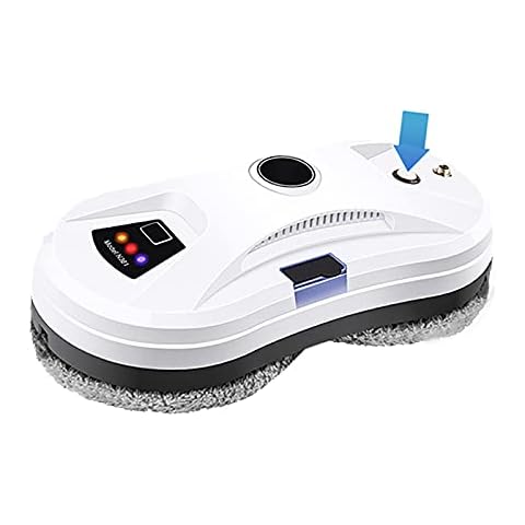 YIHAO Window Cleaner Robot,Framed Window Robot Magnetic Cleaner for Inside and Outdoor High Floor Window, The Remote Controlled 3min/sqm Ultra-Fast Cleaning Speed(White) Cover