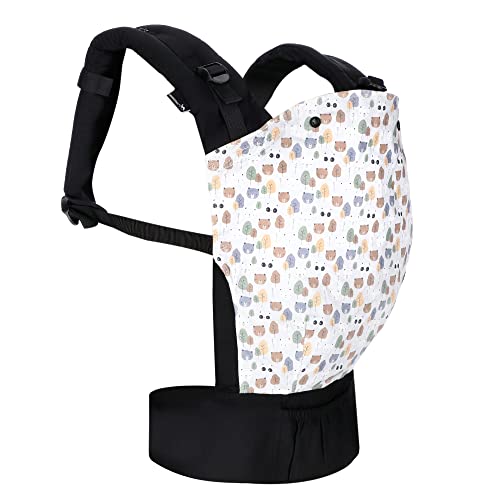 ✨ Eleganza: Il trasportino è disponibile in una versatile combinazione di colori bianco e nero con un'adorabile e delicata stampa panda. E non preoccupatevi se questa bellezza si sporca con l'uso quotidiano: potete metterla in lavatrice per pulirla.