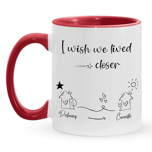 Customized Long Distance Best Friends Mug