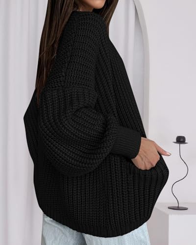 BTFBM Cardigan Sweaters for Women 2025 Fall Fashion Casual Long Sleeve Oversized Open Front Knit Cardigans Jacket Coat3