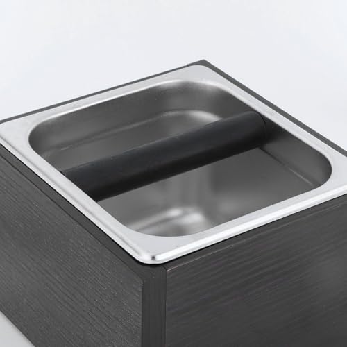 Boîte à café expresso et accessoires de bar à café avec base - 5