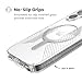 Speck Presidio Perfect Clear Grip for iPhone 17 Case, MagSafe-Compatible, Slim Protective Case, Clear/Clear/Silver
