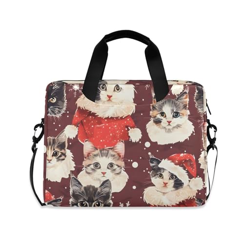 Funda para portátil con diseño gato y bandolera 15.7 in