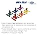 Dramm ColorStorm Gear Drive Sprinkler on Heavy Duty,Durable Metal Base, 4 Patterns, Ideal for Small, Medium & Large Areas with Pass Through Feature, Yellow, 40 Foot Diameter