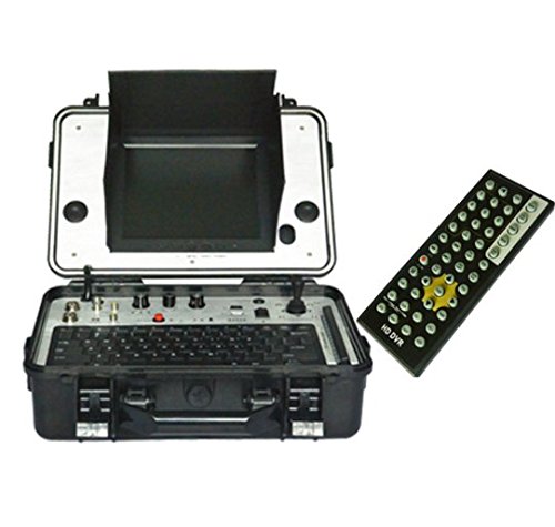 60M pan and tilt waterproof sewer pipe inspection system with dvr video recorder 128G USB port