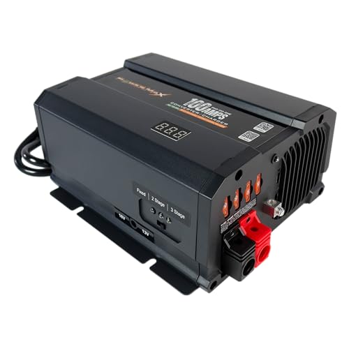 Image of PowerMax PM3-100LK 110V to 12V DV Power Supply Converter Charger for RV 100 Amp -Grade Voltage Converter Modified SINE Wave Inverter
